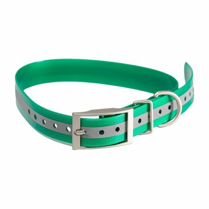 Светоотражающая светло-зеленая шлейка для GPS-ошейника ARTELV COLLAR